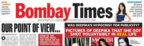 Deepika Padukone vs. The Times of India – What would (not should) TOI do next?