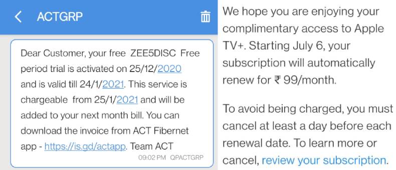 Ethics in the subscription business