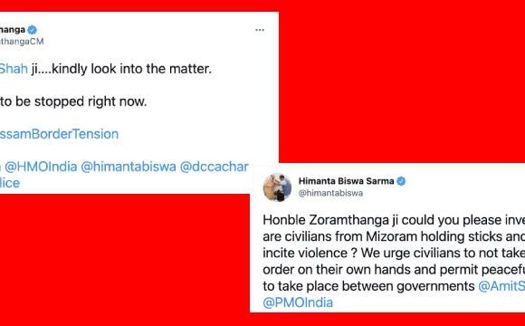 Two Indian chief ministers fight on social media