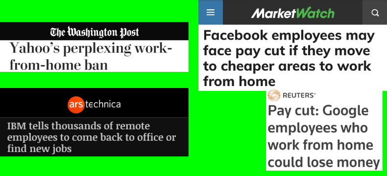 Should you be paid less for working from home? Or more?
